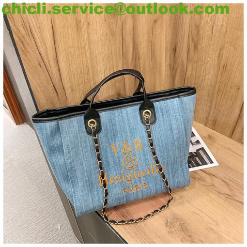 Chanel Deauville Tote Dupe CC005