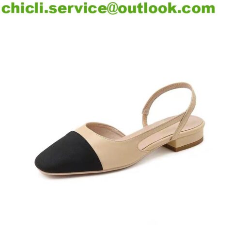 Chanel Slingback Flats Dupe CC010