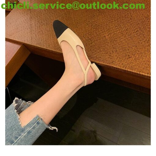 Chanel Slingback Flats Dupe CC010